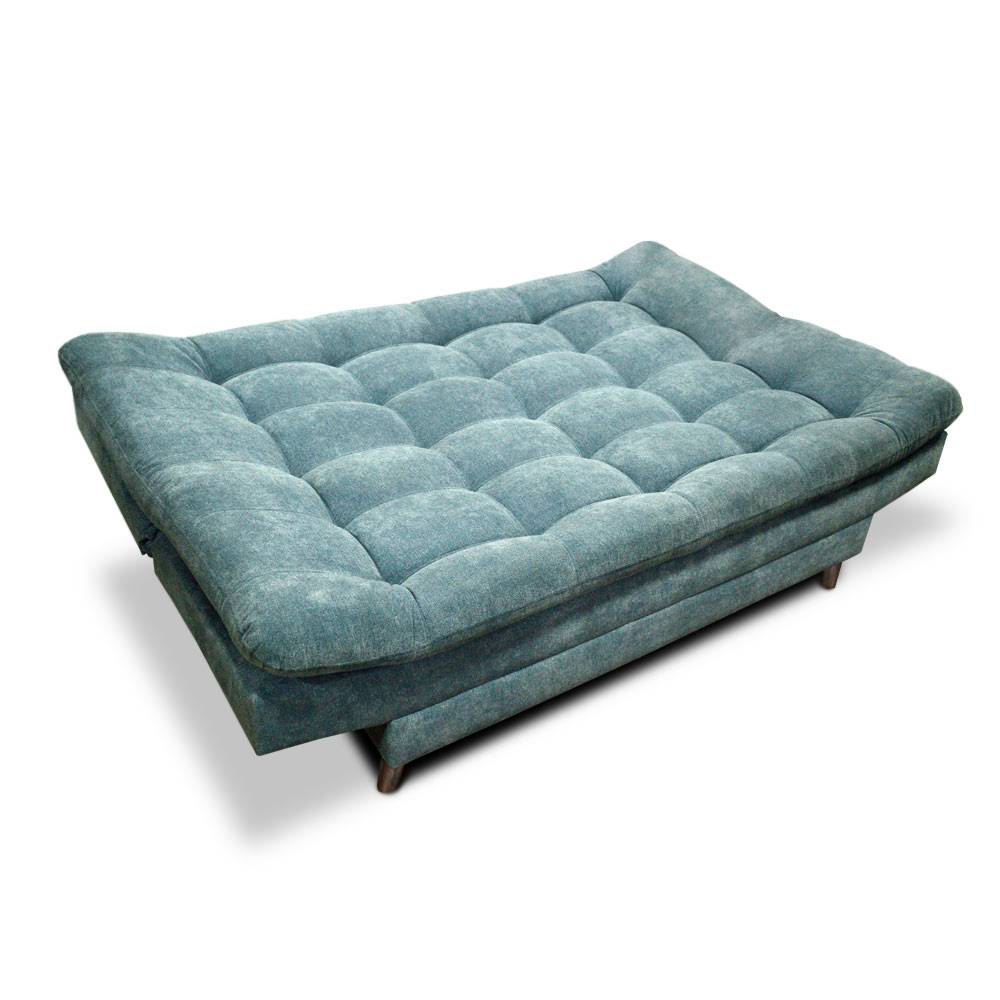 Sofá Cama Carvallo Azul 185x100cm De 3 Puestos Reclinable con Apoya Brazos - Sofas | Bylmo