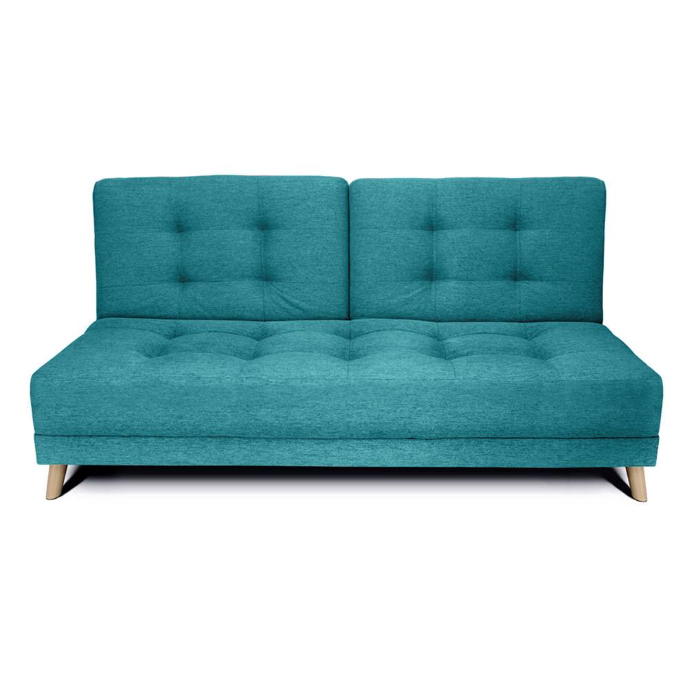 Sofá Cama Cavalli Turquesa 180x90cm De 3 Puestos Reclinable sin Apoya Brazos - Sofas | Bylmo