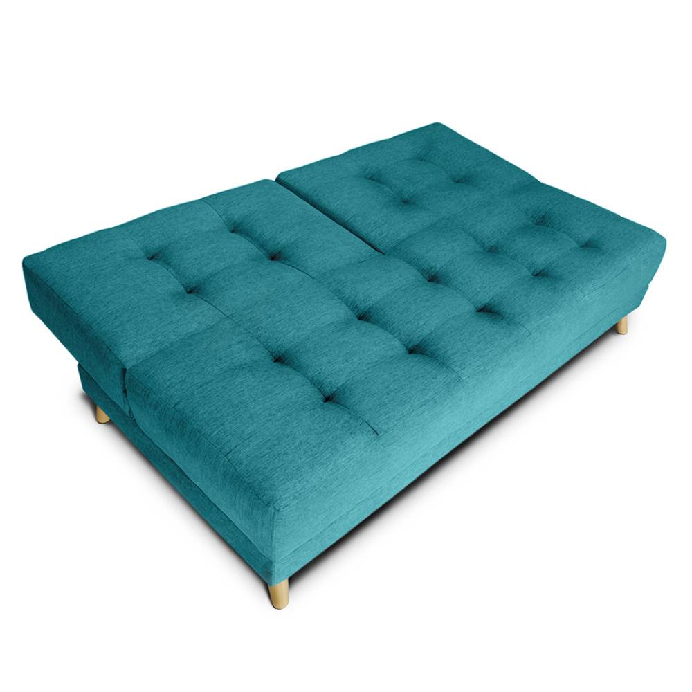 Sofá Cama Cavalli Turquesa 180x90cm De 3 Puestos Reclinable sin Apoya Brazos - Sofas | Bylmo