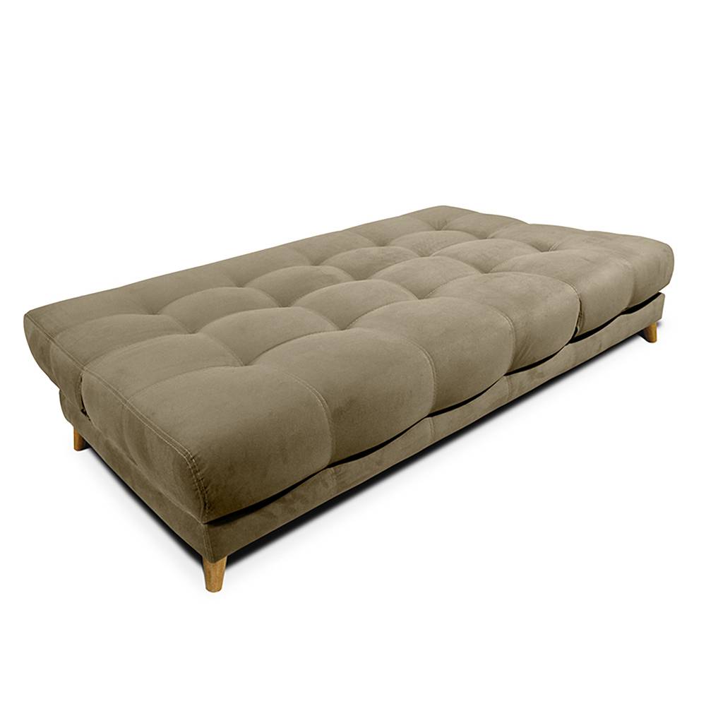 Sofá Cama Martins Camel 190x90cm De 3 Puestos Reclinable con Apoya Brazos - Sofas | Bylmo