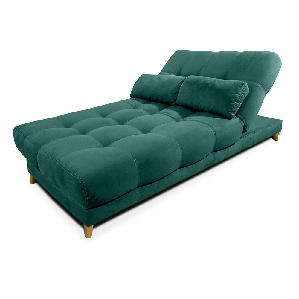 Sofá Cama Martins Turquesa 190x90cm De 3 Puestos Reclinable con Apoya Brazos - Sofas | Bylmo