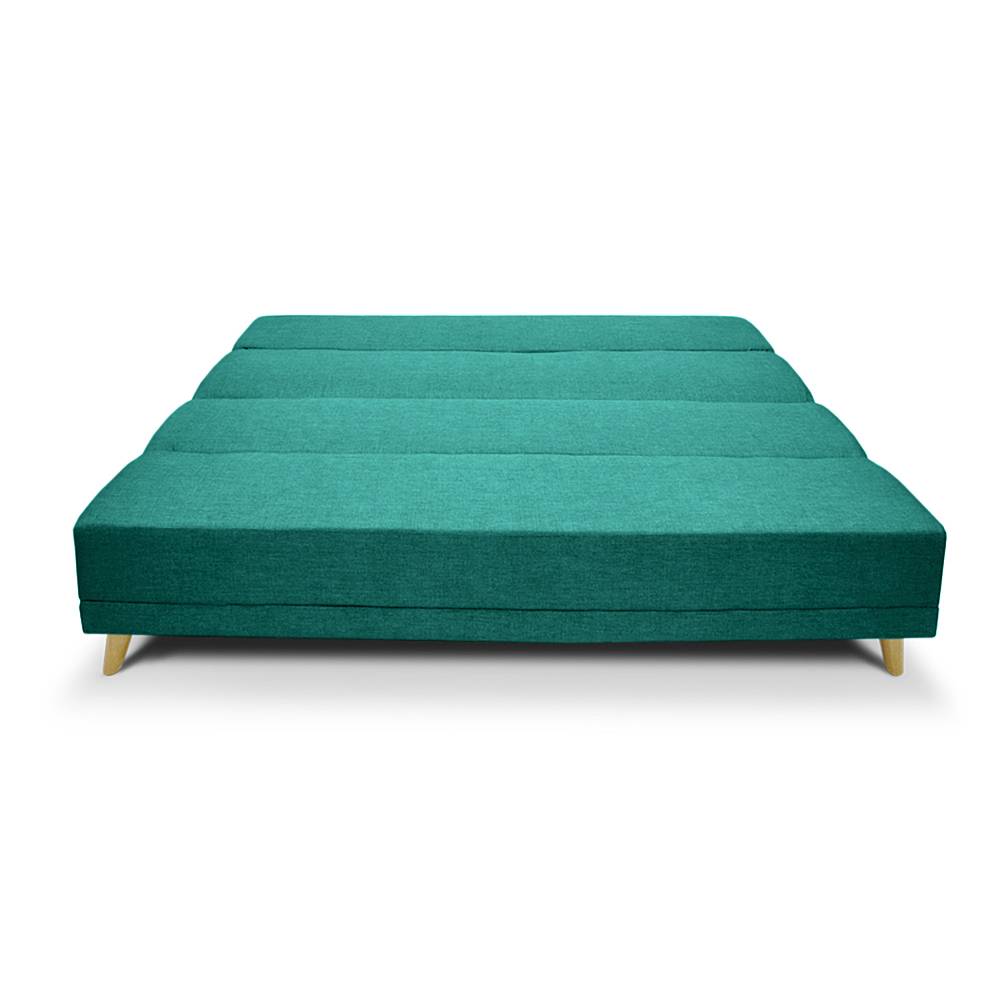 Sofá Cama Souza Turquesa 180x85cm De 3 Puestos Reclinable sin Apoya Brazos - Sofas | Bylmo