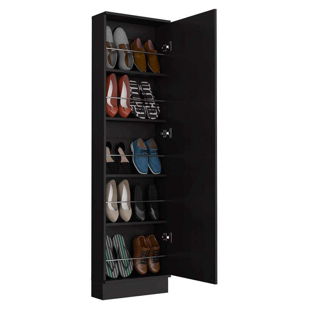 Zapatero Leto Plus Wengue 47 cm con Espejo - Closets | Bylmo