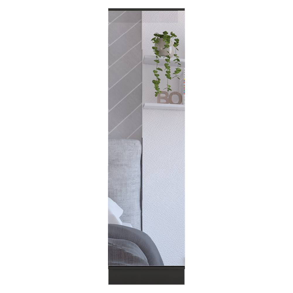 Zapatero Leto Plus Wengue 47 cm con Espejo - Closets | Bylmo