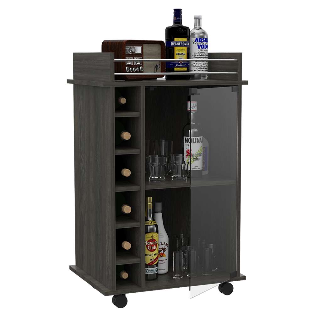 Bar Dukat Expreso 55x55cm sin Cajones y con Seis Portabotellas - Bares | Bylmo