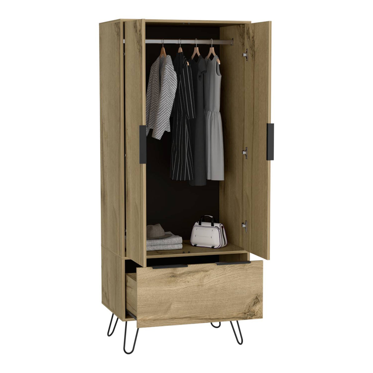 Closet Augusta Duna 76.4x188cm con 1 Cajones sin Entrepaños - Closets | Bylmo