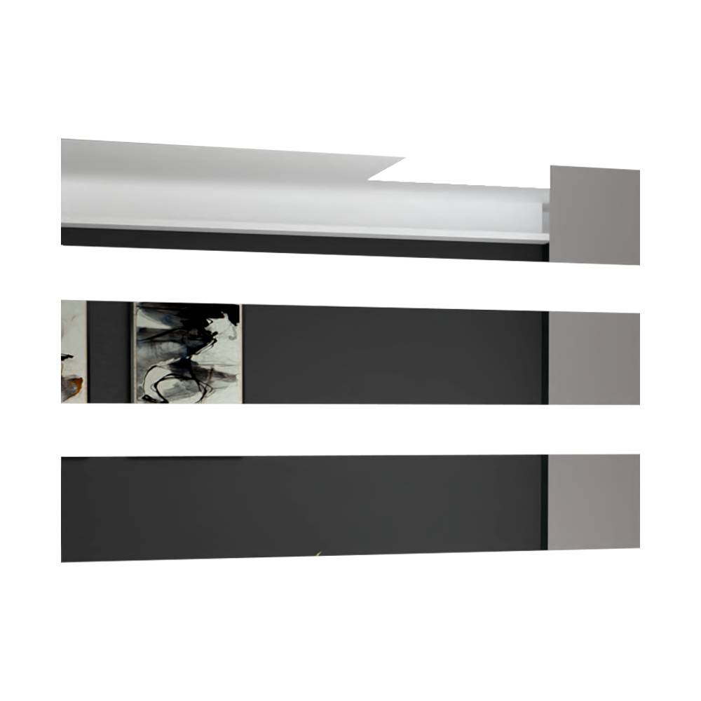 Set x 3 Espejos Atenas Plateado 120x20cm Rectangular sin Marco - Espejos Decorativos | Bylmo