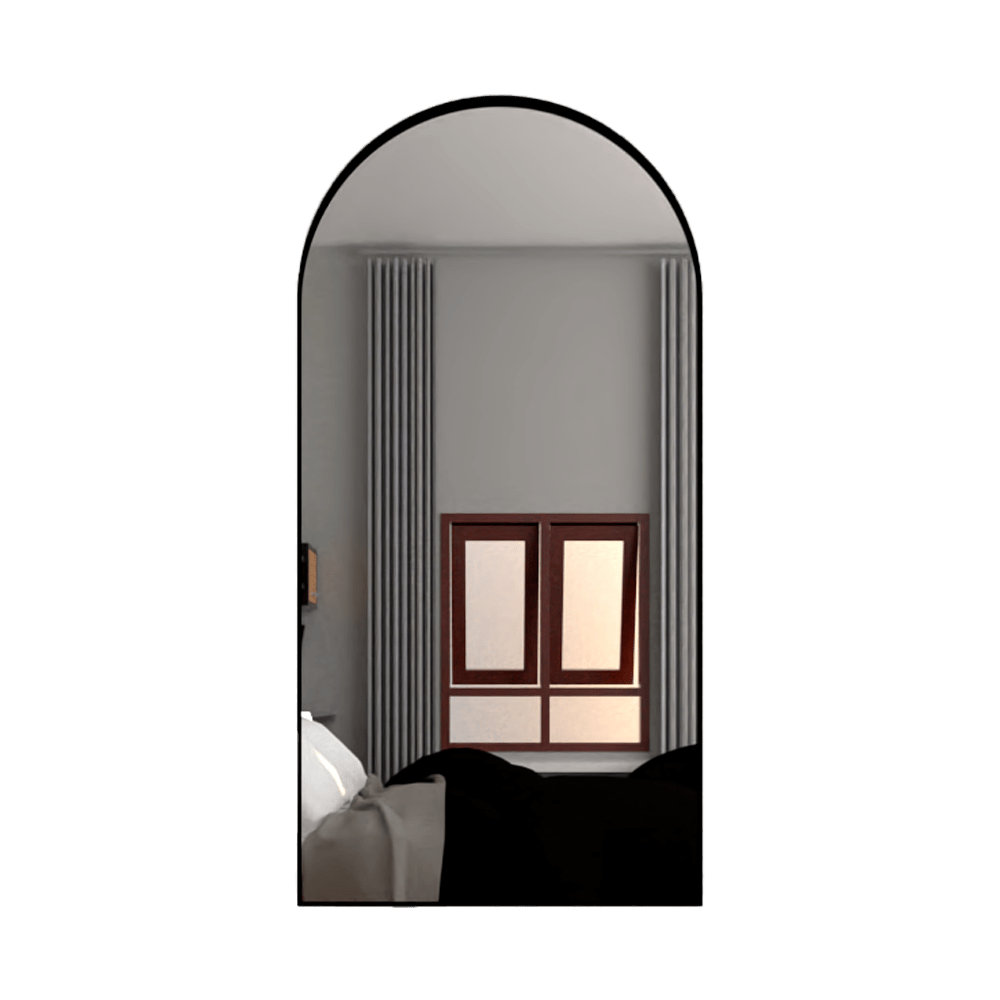 Espejo de Pared Goliat Plateado 45x90cm Rectangular con Marco Metalico - Espejos Decorativos | Bylmo