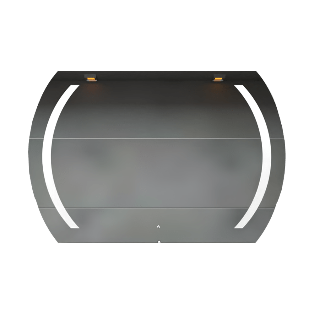 Espejo de Baño Manson Plateado 90x60cm Rectangular y con Iluminiación Led - Espejos de Baño | Bylmo