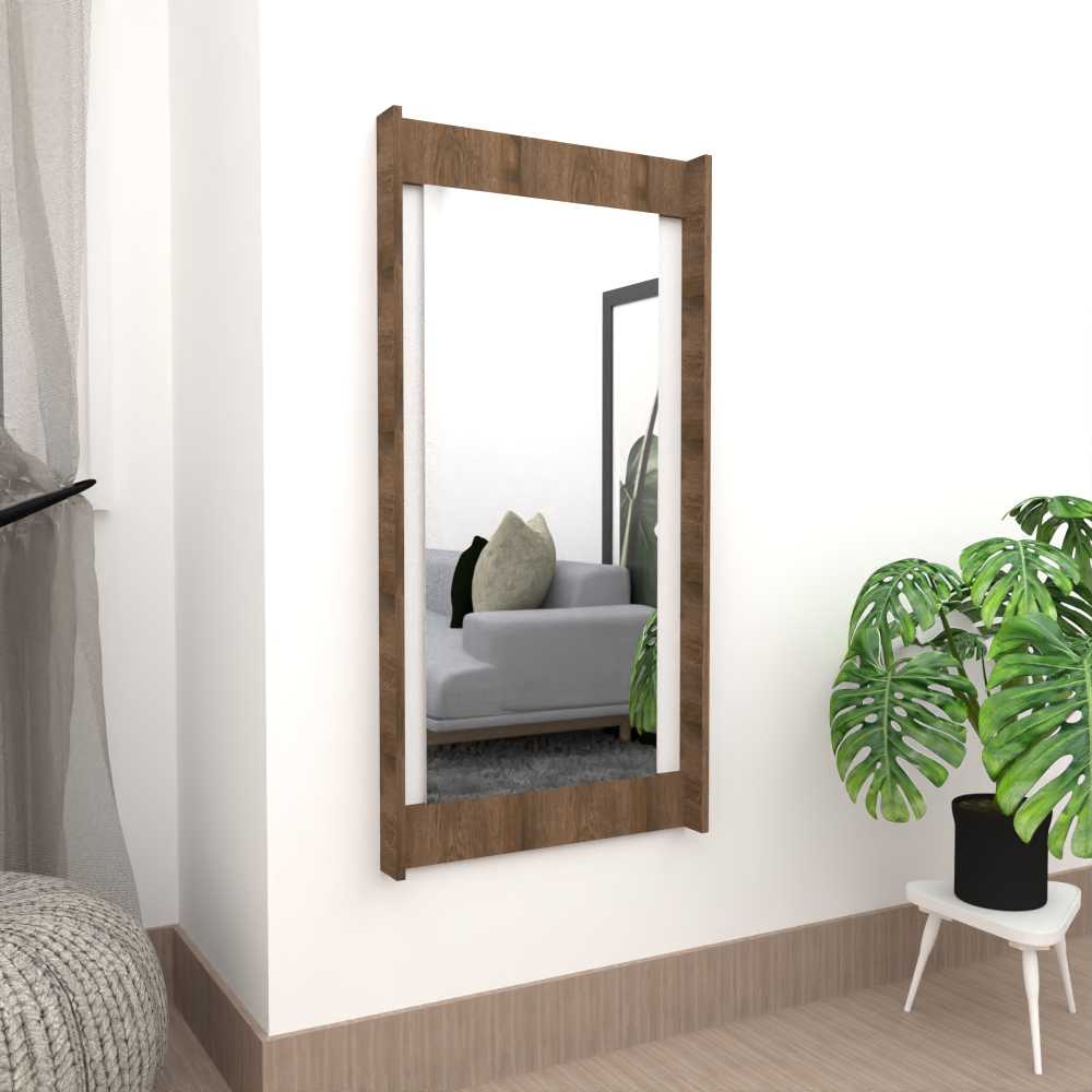 Espejo Scala Rectangular 60 cm x 100 cm Plateado - Espejos Decorativos | Bylmo