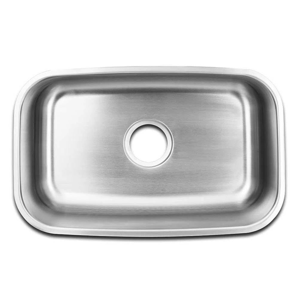 Lavaplatos de Submontar Challenger Acero 59x37cm Rectangular Sencillo y Satinado - Muebles Inferiores | Bylmo