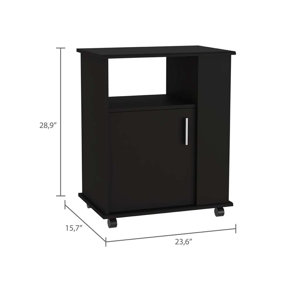 Módulo Para Microondas Kat Wengue 60 cm con Entrepaños - Alacenas y Muebles Microondas | Bylmo