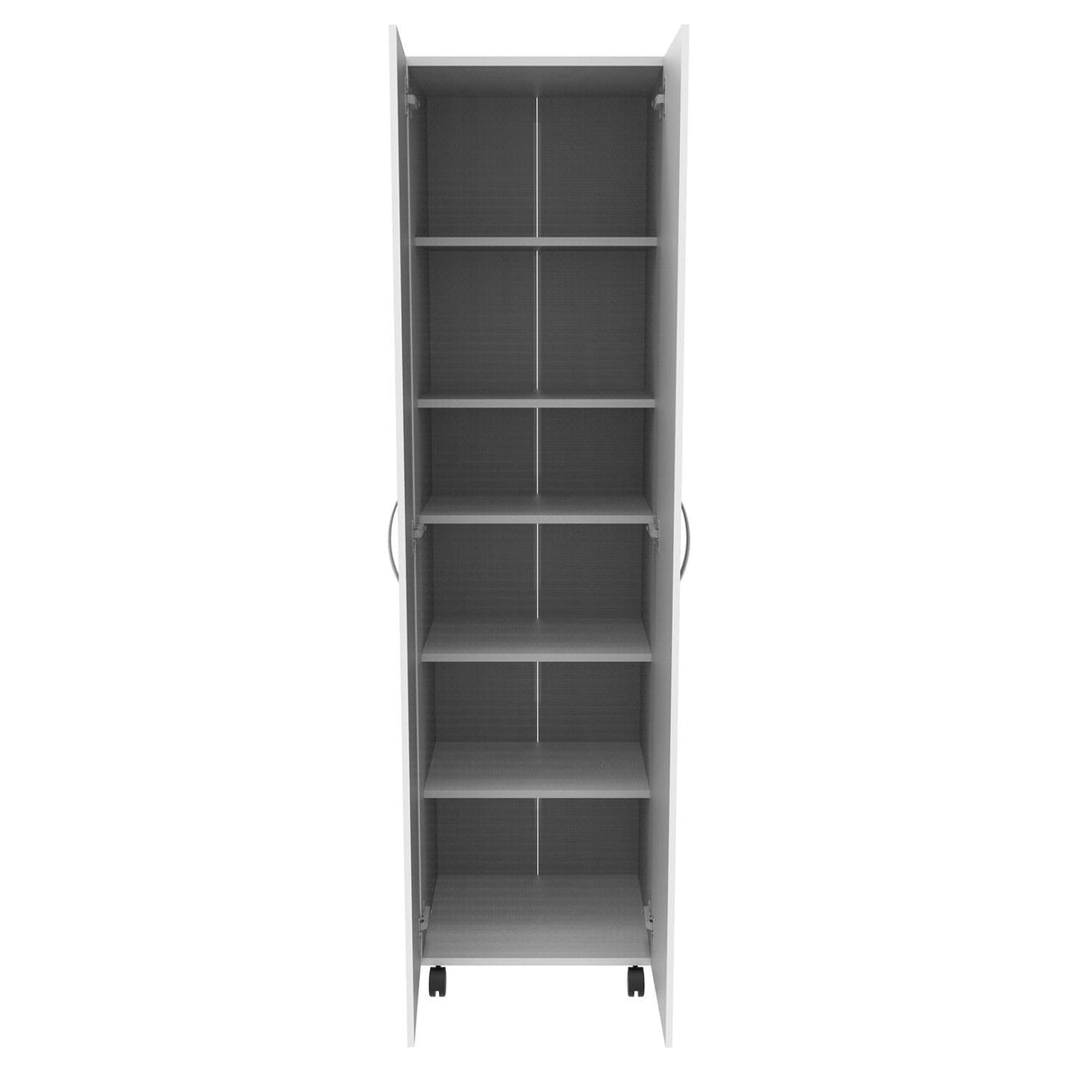 Mueble Alicante Blanco Poro 60x169cm con Dos Puertas - Muebles Organizadores | Bylmo