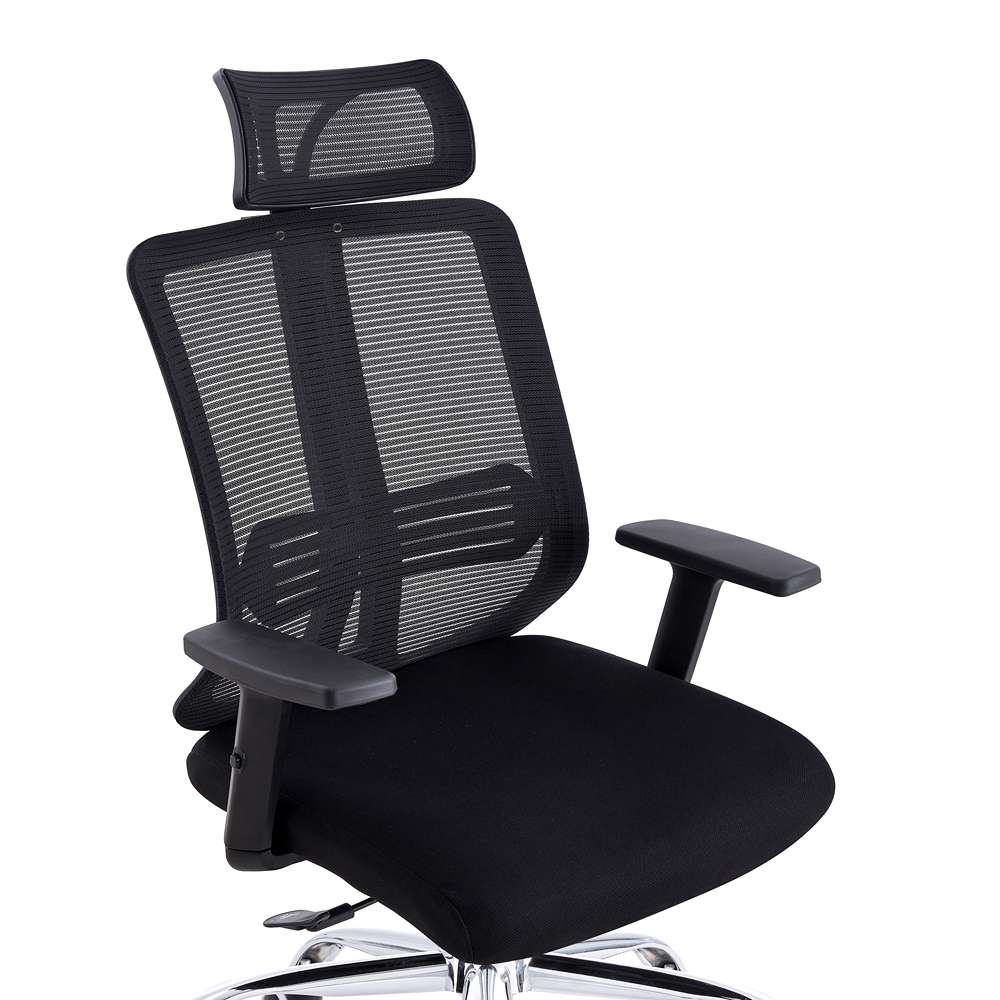 Silla Here Negro 120 cm x 70 cm Ajustable - Sillas de Oficina | Bylmo