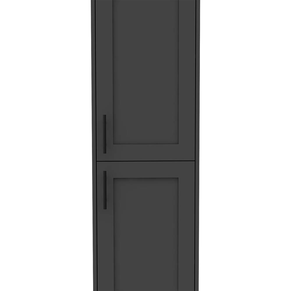 Mueble Auxiliar Plomo 45 cm con Dos Puertas - Gabinetes | Bylmo