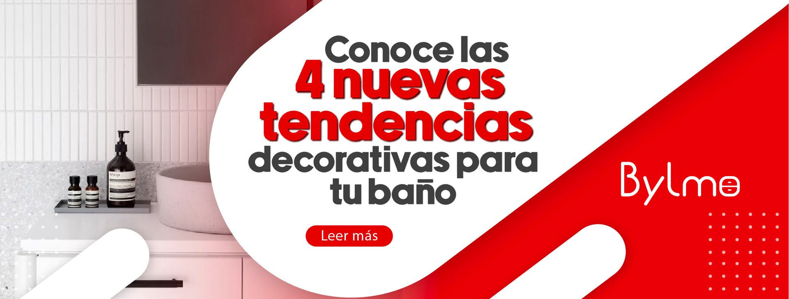 Conoce las 4 nuevas tendencias decorativas para tu baño - Bylmo
