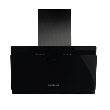 Campana Península Challenger Negro 95x52.5cm 110 Voltios de Tres Velocidades con Pantalla Digital y con Filtro de Carbón - CAMPANAS Y EXTRACTORES | Bylmo