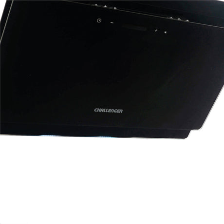 Campana Península Challenger Negro 95x52.5cm 110 Voltios de Tres Velocidades con Pantalla Digital y con Filtro de Carbón - CAMPANAS Y EXTRACTORES | Bylmo