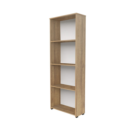 Biblioteca Amaretto 60x162cm con Cuatro Compartimientos - Bibliotecas y Estanterías | Bylmo