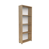 Biblioteca Amaretto 60x162cm con Cuatro Compartimientos - Bibliotecas y Estanterías | Bylmo