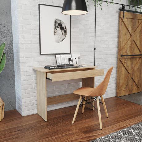 Escritorio ROVERE 100x76.9cm Con Un Cajón - Escritorios y Archivadores | Bylmo
