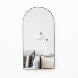 Espejo de Pared Ibiza Dorado 50x100cm Arco Superior con Marco Metalico - ESPEJOS DE PARED | Bylmo