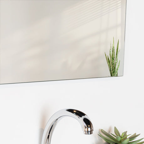 Espejo de Baño Roma Plateado 60x60cm Rectangular - Espejos de Baño | Bylmo