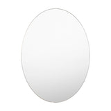 Espejo de Baño Napoli Plateado 45x60cm Ovalado con Biselado - Espejos de Baño | Bylmo