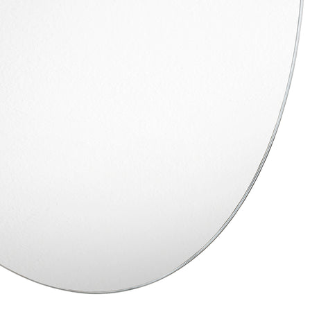 Espejo de Baño Napoli Plateado 45x60cm Ovalado con Biselado - Espejos de Baño | Bylmo