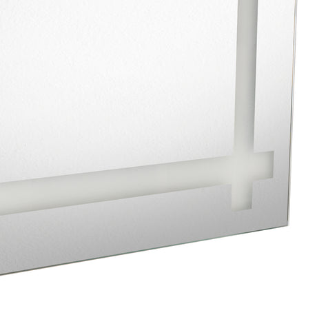 Espejo de Baño Broni Plateado 90x60cm Rectangular con Biselado - Espejos de Baño | Bylmo