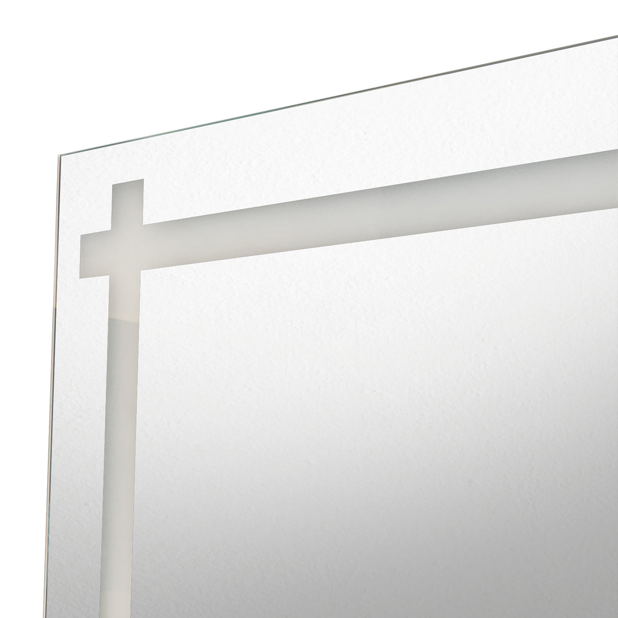 Espejo de Baño Broni Plateado 90x60cm Rectangular con Biselado - Espejos de Baño | Bylmo