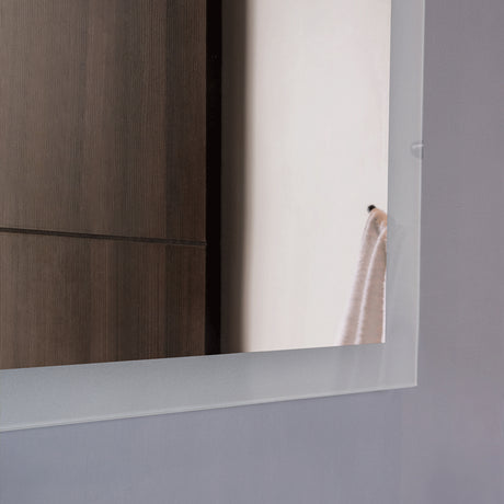 Espejo de Baño Catania Plateado 60x80cm Rectangular con Biselado - Espejos de Baño | Bylmo