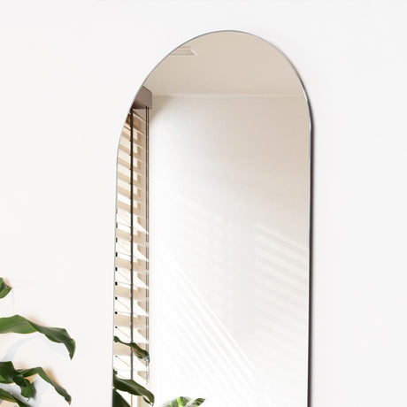 Espejo de Baño Lucerna Plateado 40x120cm Ovalado con Biselado - Espejos Decorativos | Bylmo