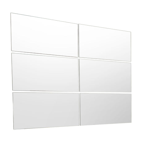 Espejo de Baño Siena Plateado 60x24cm Rectangular con Biselado - Espejos de Baño | Bylmo