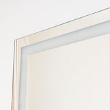 Espejo de Baño Torino Plateado 65x75cm Rectangular con Biselado - Espejos de Baño | Bylmo