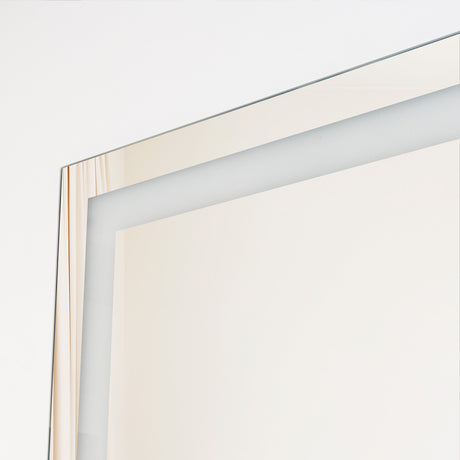 Espejo de Baño Torino Plateado 65x75cm Rectangular con Biselado - Espejos de Baño | Bylmo