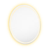 Espejo de Baño Led Malibu Plateado 80x80cm Redondo con Sandblasting - Espejos de Baño | Bylmo