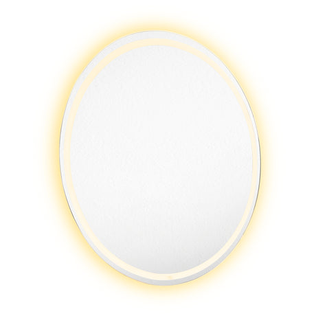 Espejo de Baño Led Malibu Plateado 80x80cm Redondo con Sandblasting - Espejos de Baño | Bylmo