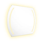 Espejo de Baño Led Manson Plateado 90x60cm Rectangular con Sandblasting - Espejos de Baño | Bylmo