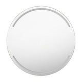 Espejo de Baño Dallas Plateado 60x60cm Redondo - Espejos Decorativos | Bylmo