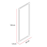 Espejo de Pared Lugo Plateado 45x130cm Rectangular sin Marco - Espejos Decorativos | Bylmo