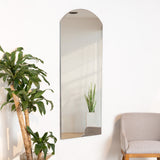 Espejo de Pared Oporto Plateado 50x130cm Arco Superior sin Marco - Espejos Decorativos | Bylmo