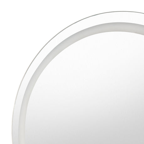 Espejo de Baño Ovalle Plateado 60x60cm Redondo - Espejos Decorativos | Bylmo