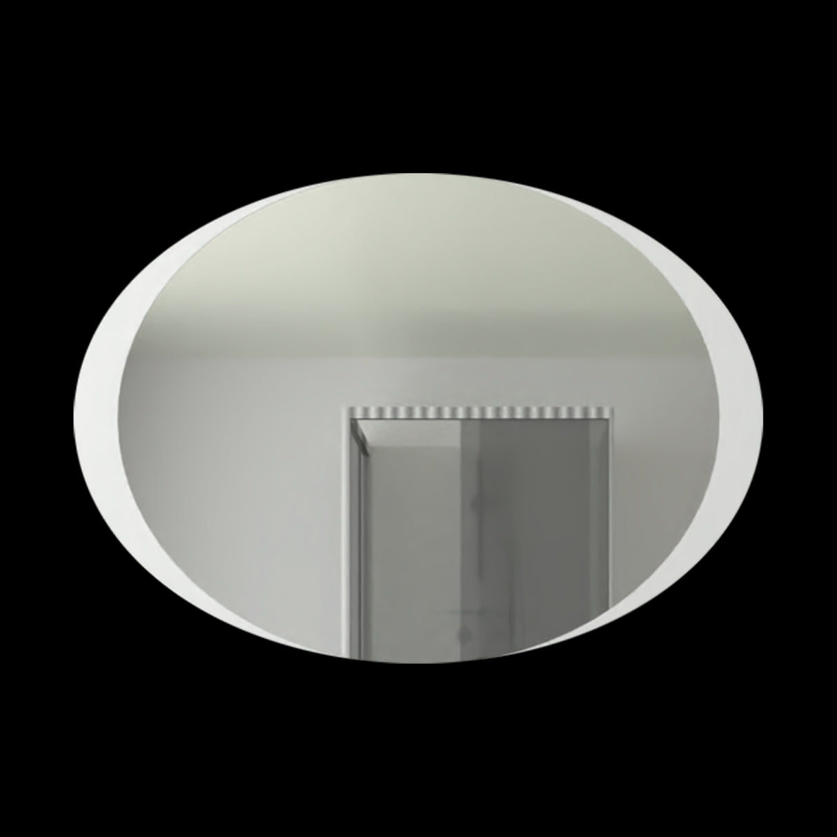 Espejo de Baño Varese Gris 70x50cm Ovalado con Sandblasting y con Iluminación Led - ESPEJOS DE BANHO | Bylmo