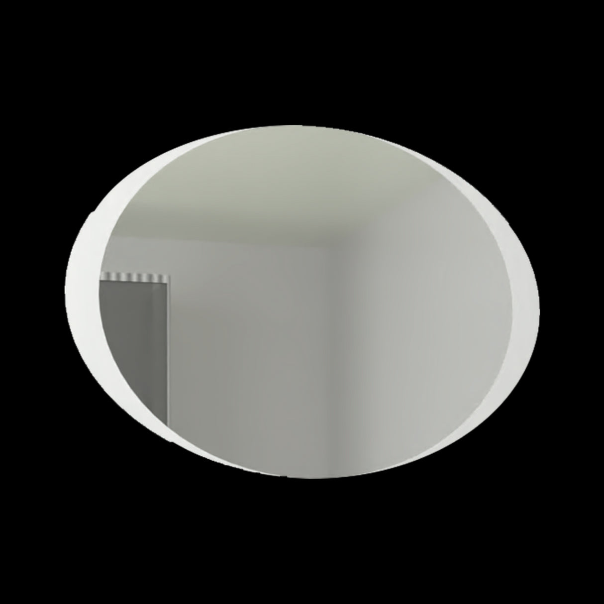 Espejo de Baño Varese Gris 70x50cm Ovalado con Sandblasting y con Iluminación Led - ESPEJOS DE BANHO | Bylmo