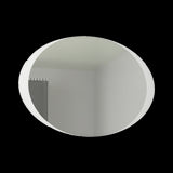 Espejo de Baño Varese Gris 70x50cm Ovalado con Sandblasting y con Iluminación Led - ESPEJOS DE BANHO | Bylmo