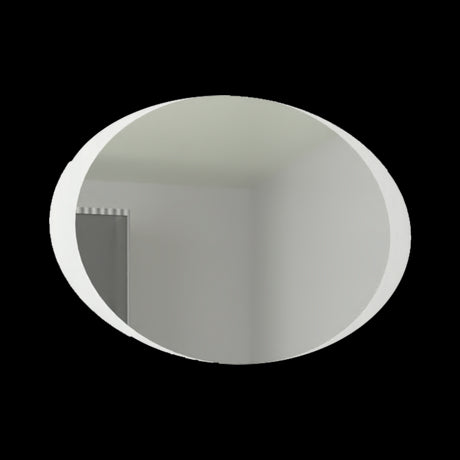 Espejo de Baño Varese Gris 70x50cm Ovalado con Sandblasting y con Iluminación Led - ESPEJOS DE BANHO | Bylmo