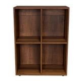 Biblioteca Otto caramelo 80x60cm con Cuatro Compartimientos - Bibliotecas | Bylmo