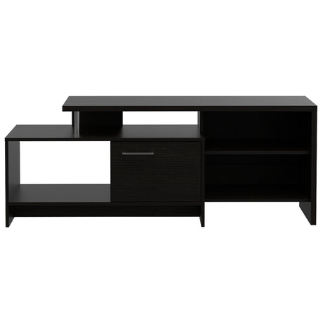 Mesa para TV Bengala Wengue 143x56cm para TV Hasta 50" Pulgadas con Cuatro Compartimientos - MUEBLES DE TV | Bylmo