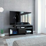 Mesa para TV Bengala Wengue 143x56cm para TV Hasta 50" Pulgadas con Cuatro Compartimientos - MUEBLES DE TV | Bylmo